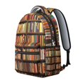 thumbnail image 4 of Library Bookshelf Reading Room Backpack Book Shelf Pattern School Bag for Students, Comfortable and Wear-Resistant, Perfect for Book Club and Reading Activities, 4 of 6