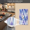 thumbnail image 5 of Light Switch Cover Switch Plate Outlet Cover Plug Cover for Electrical Duplex Outlets Blue and Purple Rhombus Shapes, 5 of 6