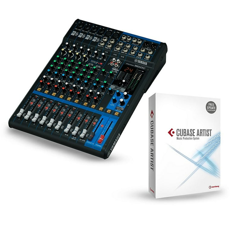 Yamaha MG12XU 12-Channel Mixer With Cubase Artist - Walmart.com