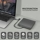 thumbnail image 5 of Unidad externa de CD DVD +/-RW USB 3.0 y USB-C para PC portátil, 5 of 6