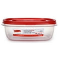 thumbnail image 4 of Rubbermaid Easy Find Lids Food Storage Container, 2.1 L, Racer Red, 4 of 6