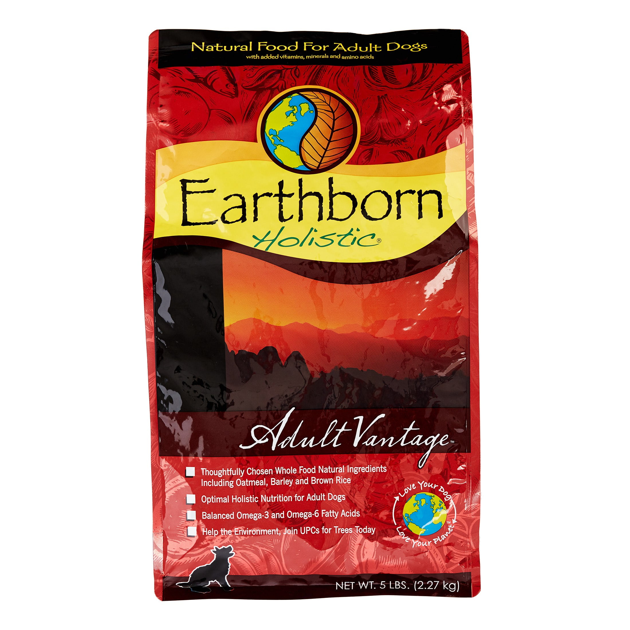 Earthborn Holistic Vantage Natural Adult Dry Dog Food, 5 lb