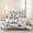 White, variant on 3 Pieces King Quilt Set,Cartoon Tractor Digger Shovel Soft Bedding Sets with 1 Quilt & 2 Pillow Shams,Cute Truck Car Themed Summer Bedspread Lightweight Coverlet Comforter for All Season