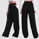 thumbnail image 2 of WILLBEST Pantalones Casuales elegantes para Mujer para Otoño E Invierno: Pantalones Deportivos de Color Liso con Bolsillos, Cordones y Pernera Ancha y Recta. Grande, 2 of 9