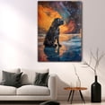 thumbnail image 5 of Cane Corso Dog Lying in The Snow Canvas Print Wall Art Famous Painting for Kids Nursery Bedroom Living Room Office Home, 5 of 6