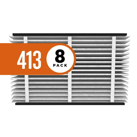 Aprilaire 413 (8-Pack) - Healthy Home Air Filter For Aprilaire Whole-Home Air Purifiers