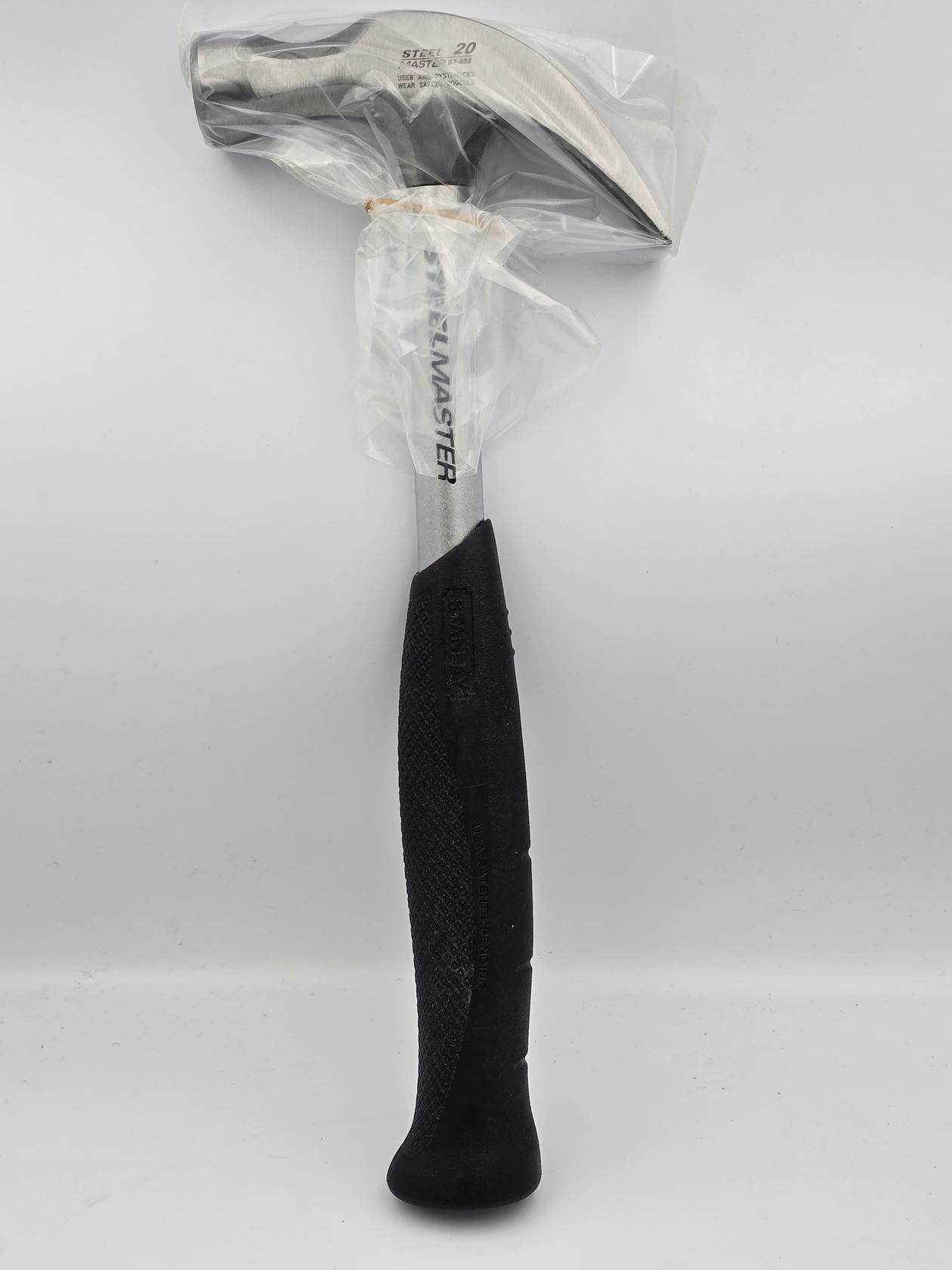 Stanley 51-033 High Carbon 20oz Steel Head Curved Claw SteelMaster Nailing Hammer