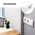 thumbnail image 3 of 4 Pcs Plastic Electrical Outlet Box Weatherproof Mount Plug And Receptacle Protector 2-Gang Junction Box For Switches Home Improvement, 3 of 4