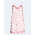 thumbnail image 6 of Joyspun Women’s Lace Trim Stretch Satin Chemise, Sizes S-3X, 6 of 6