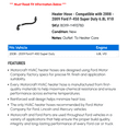 thumbnail image 2 of Heater Hose - Compatible with 2008 - 2009 Ford F-450 Super Duty 6.8L V10, 2 of 2