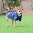 thumbnail image 4 of Windproof Pet Raincoat with Adjustable Hood and Reflective Strips for Medium Large Dogs Outdoor Weather, 4 of 5