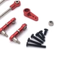 thumbnail image 3 of 1/28 Steering Rod Servo Arm Replacement Upgrade Parts for Wltoys Vehicle Accessory Racing Car Parts , Red, 3 of 4