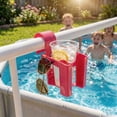 thumbnail image 7 of Pool Accessory,Clip On Detachable 3 In 1 Pool Side Caddy With Cup Slot Phone Stand And Towel Hooks,Weather Resistant Plastic Storage Rack For Above Ground Pool Outdoor Drinks And Sundry Organizing, 7 of 7