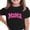Black, variant on Graphic T-Shirt Girls Orange Mama Short Sleeve Soft Polyester Spandex Varsity Style Casual Crewneck Top for Kids 4-12,Size 7-8T