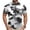 Gray, variant on Mens Cycling Jersey Cycling Shirt Short Sleeve Bike Riding Shirt, Gradient Camo Printed Top, Rear Zippered Anti-Theft Cellphone Pocket, Breathable Quick Dry Bicycle Activewear Tee
