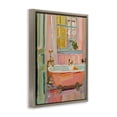 thumbnail image 2 of Stupell Industries Eclectic Corgi in Bathtub Brown Floating Frame Canvas Art, 17 x 21, by The Prints Vibe, 2 of 8
