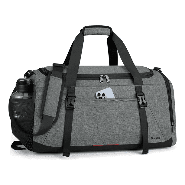 Maleta Deportiva Bloosom Bolsa Gym Viaje Mochila Fitness Hombre 40l Gris