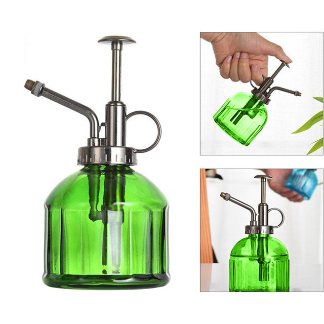 Botella de espray de maceta de riego de flores a vintage, ación de rociador de para peluquería de botella de espray Verde shamjiam pequeña botella de spray señor