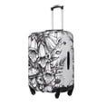 thumbnail image 2 of Cauagu Monochrome Botanical Illustration Print Travel Luggage Cover,Travel Dust-proof Suitcase Cover Softside Suitcase Protector for 18-32inch,Not Included Suitcase, 2 of 8