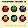 thumbnail image 5 of WEGFTDUOP Halloween Decor USB Charging Halloween Decorative Light Pumpkin Ghost Silicone Night Light Pat Sensor And Remote Control Dimming Colorful Changing Atmospheres Light Indoor Ornaments, 5 of 6