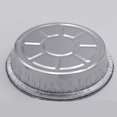 thumbnail image 3 of Bandejas redondas de aluminio para asar a la parrilla Bandeja para hornear de aluminio - 30 Bandejas desechables de aluminio, Bandejas para pasteles, para hornear 21x4.5cm TUNC Sencillez, 3 of 5