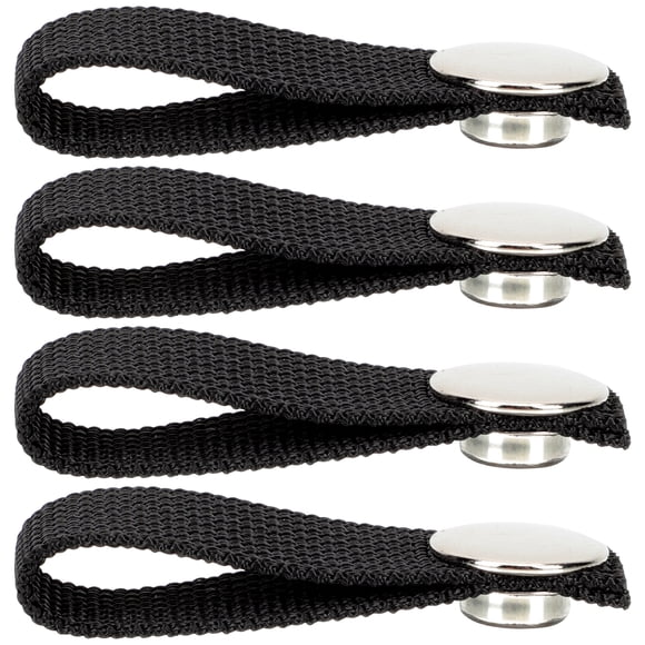 4 correas de barbilla para casco, desmontables, para hockey y otros deportes. Fabricadas en poliéster.