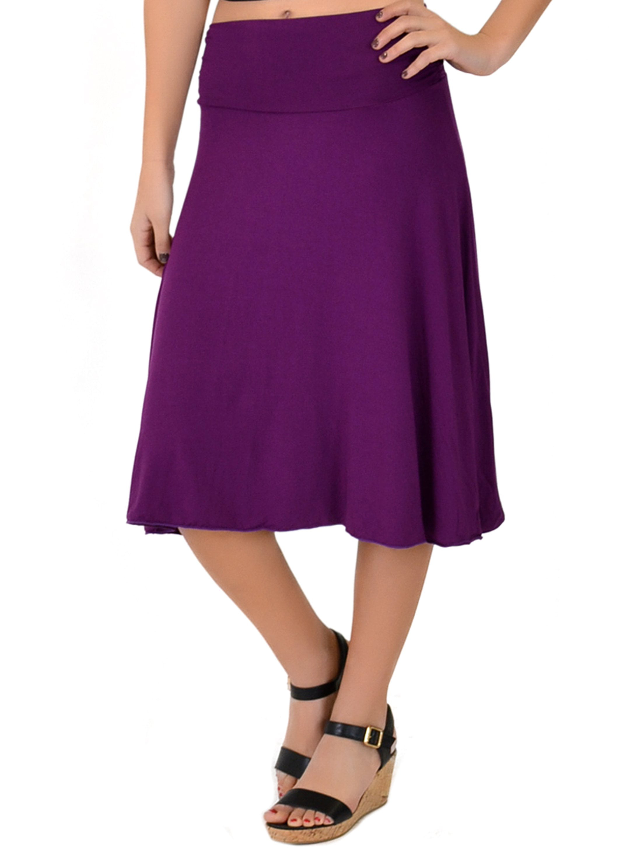 Stretch is Comfort Girl's, Women's and Plus Size Knee Length Flowy ...