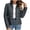 Dark Gray, variant on BXJX Womens Puffer Jackets, Stand up Collar Long Sleeve Lightweight Full Zip Winter Outerwear with Pockets Wine Size S-2XL