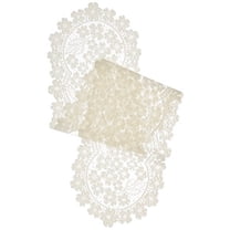 Heritage Lace DW-1453E Dogwood 14 x 53 in. Runner - Ecru