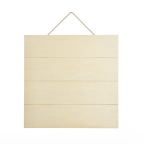 Hello Hobby Square Unfinished Wood Plaque, 15.75"