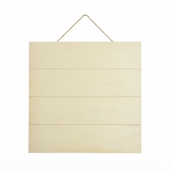Stylecraft 15.75" Square Unfinished Wood Plaque (1 Each)