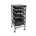 thumbnail image 1 of Origami Table de Cuisine à 5 Tiroirs en Acier Pliable Black, 1 of 9