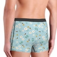 thumbnail image 3 of Fotbe Bee Flower Men’s Total Support Pouch Boxer Briefs, X-Temp Cooling, Moisture-Wicking Underwear, Regular, Long-leg and Trunk-X-Large, 3 of 6