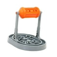 thumbnail image 3 of Comederos para perros de alimentación lenta, cuencos para comer lentamente, rompecabezas de comida para perros, juguete para entrenar el coeficiente intelectual. Naranja, 3 of 9