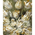 thumbnail image 2 of McQueen, Angela 20x23 White Modern Wood Framed Museum Art Print Titled - Golden Tulip Bouquet, 2 of 4
