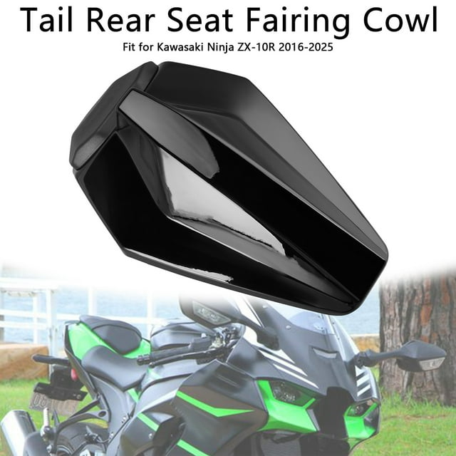 Bâche de Queue de Course Noire pour Kawasaki ZX10R ZX-10R 2016-2025
