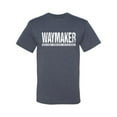 thumbnail image 2 of Wild Bobby Waymaker Inspirational/Christian Men Graphic Tee, Vintage Heather Blue, 3X-Large, 2 of 5