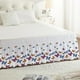 thumbnail image 5 of Protector de Falda de Cama Ajustable Elástico Bohemio Tamaño Queen 99 X 190 Cm | Poliéster Suave, Duradero, con Volantes y Resistente a La Suciedad | Decoración de Dormitorio con Estampado de Maripos, 5 of 6