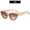C4-Transparent Tea Frame with Double Tea Pieces, variant on Unique street style cat-eye versatile retro trendy sunglasses, new European and American sun protection outdoor fashion sunglasses, stylish and versatile
