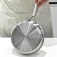 thumbnail image 2 of YeKuKing Tri-ply Stainless Steel Frying Pan Set 8" 10" 12" Large Skillet for Chef's Cookware Set, Induction Oven Dishwasher Safe,, 2 of 9