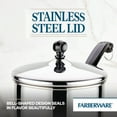 thumbnail image 5 of Farberware Classic Series 3 Quart Stainless Steel Sauce Pan with Lid, Induction Compatible, Metal Utensil and Dishwasher Safe, Stainless Steel, 5 of 8