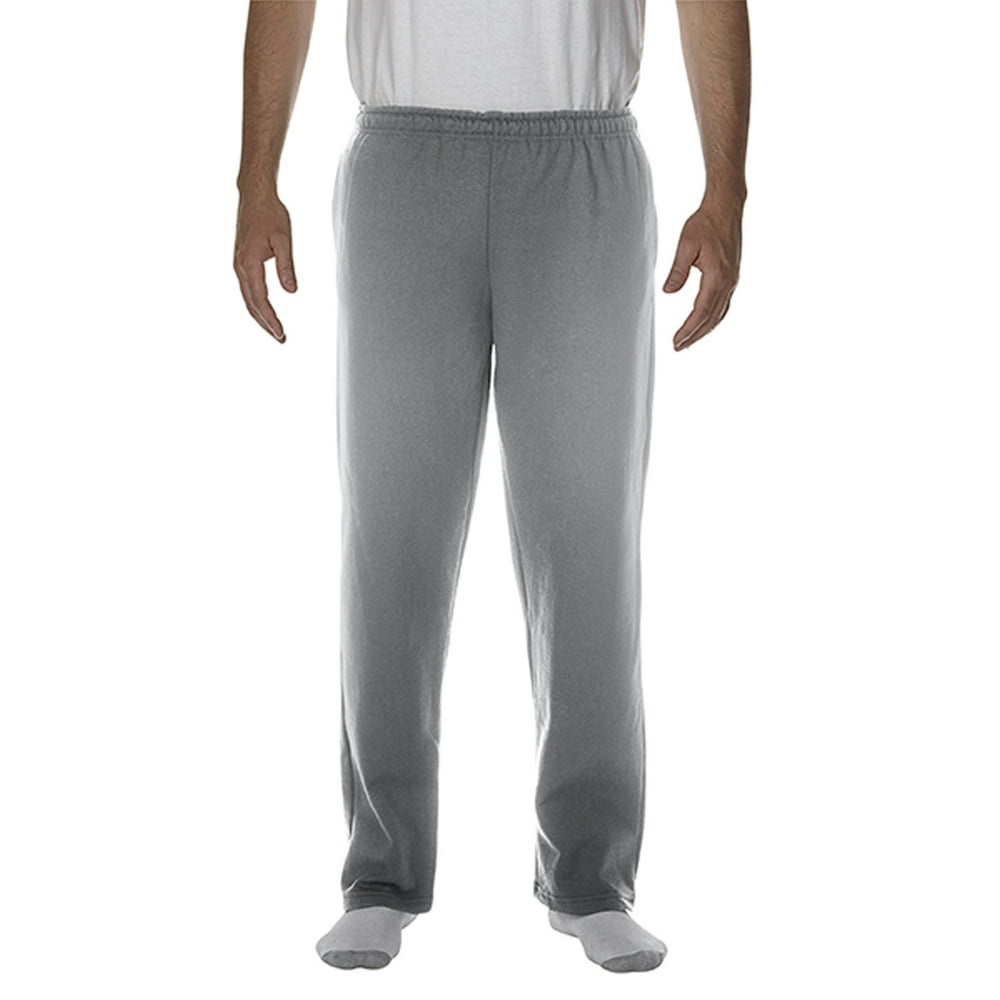 Gildan - Gildan Mens Heavy Blend Open Bottom Sweatpants with Pockets, XL, XL - Walmart.com