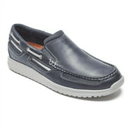 Rockport Men's Langson Gore Slip On Casual Moc Toe Shoes Navy Size 11.5M