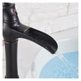thumbnail image 4 of Bronze Black Faucet Bathroom Sink Faucet Hot Cold Water Mixer Crane Deck Mounted Single Handle Bath Tap Basin Faucets, 4 of 7