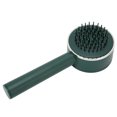 thumbnail image 4 of Cepillo de pelo de paleta fácil desenredar dientes suaves masaje del cuero cabelludo agarre cómodo cepillo de pelo peine verde, 4 of 8
