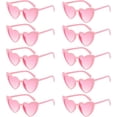 thumbnail image 1 of 10 Pares lentes para fiesta, Lentes en Forma de Corazon Vintage Heart Sunglasses,Rosa, 1 of 9
