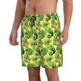 thumbnail image 2 of Goofa Kiwi and Avocado Printed Mens Swim Trunks Summer Quick Dry Short Beach Swimwear Bathing Suits-X-Large, 2 of 9