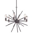 thumbnail image 4 of Quoizel Uptown Chandelier with 6 Lights in Western Bronze, 4 of 6