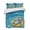 Gray, variant on Quilts Queen Size Bedding Set, Summer Hippo Lightweight Quilted Comforter, Blue Ocean Oil Painting Swimming Ring Soft Reversible Bedspread Coverlet with Pillow Covers for All Season, 90" x 96"
