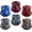 Multicolor-4, variant on 6 Pack Headwear Neck Gaiter Face Mask Bandana Scarf Balaclava for men women